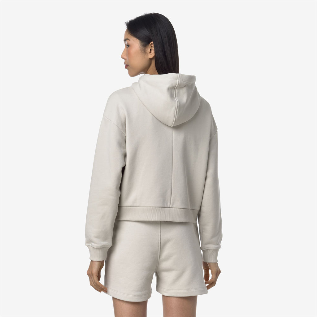 Fleece_WOMAN_ARWEN FRENCH TERRY_Jacket_BEIGE LT - Commercial 6