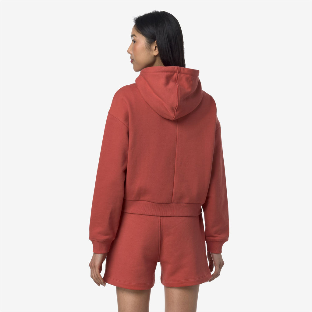 Fleece_WOMAN_ARWEN FRENCH TERRY_Jacket_Red Jasper - Commercial 6