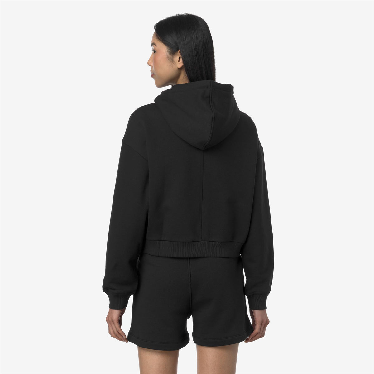 Fleece_WOMAN_ARWEN FRENCH TERRY_Jacket_Black Pure - Commercial 6