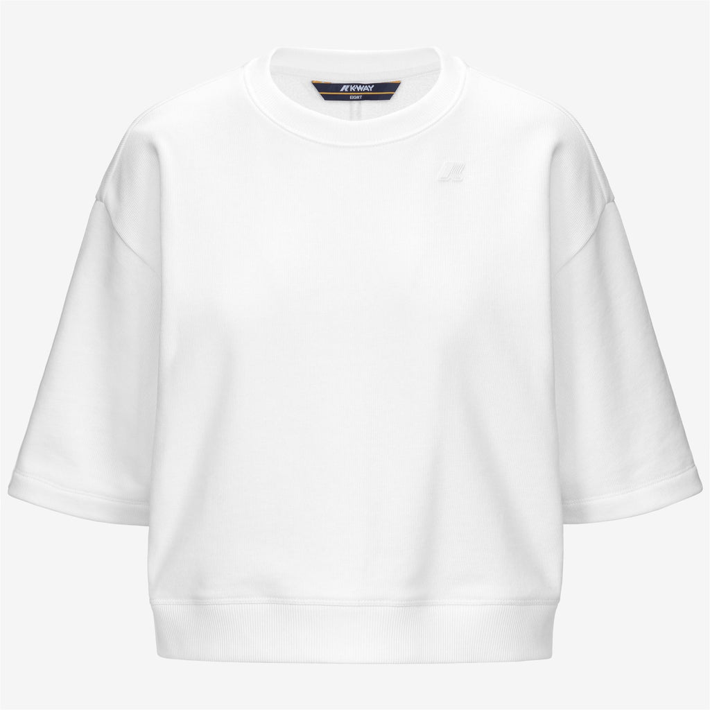 Fleece_WOMAN_GWEN FRENCH TERRY_Pull Over_White - Commercial 1