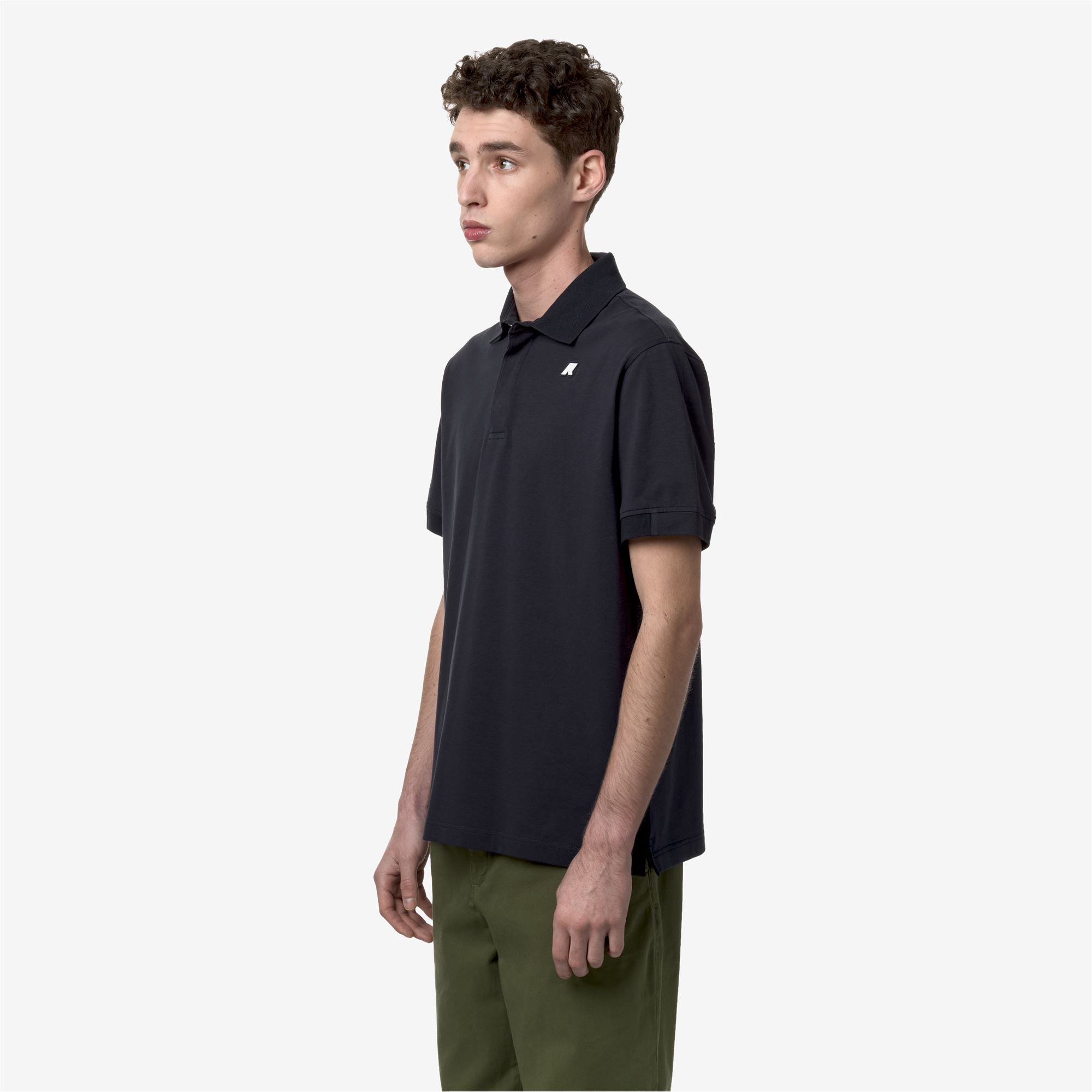 Polo Shirts_Man_ALDERIC STRETCH JERSEY_Polo_Blue Depth - Commercial 5