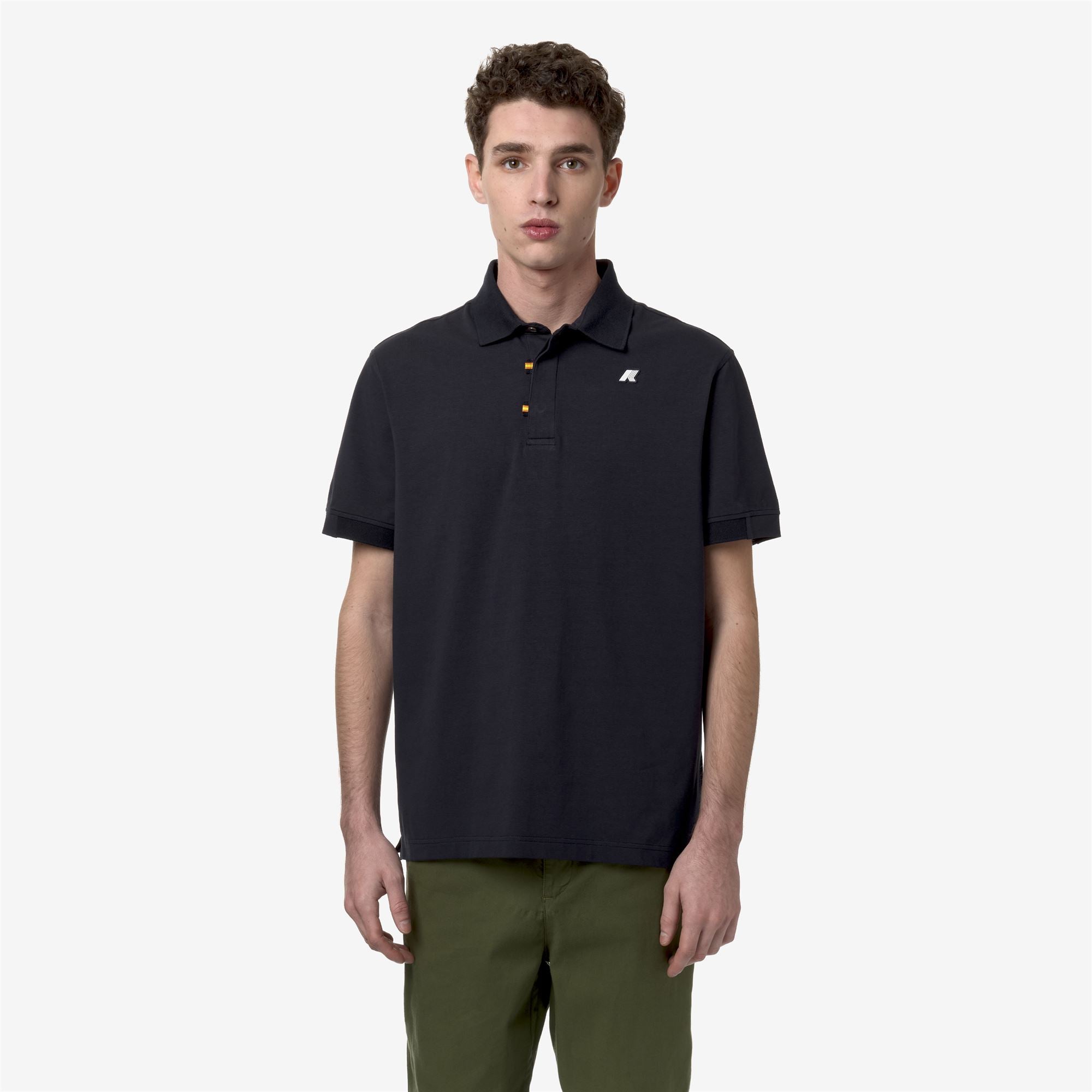 Polo Shirts_Man_ALDERIC STRETCH JERSEY_Polo_Blue Depth - Commercial 4