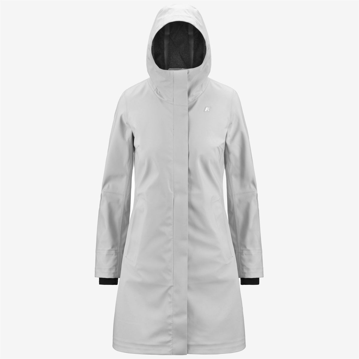 Jackets_WOMAN_STEPHY BONDED JERSEY_3/4 Length_White - Commercial 1