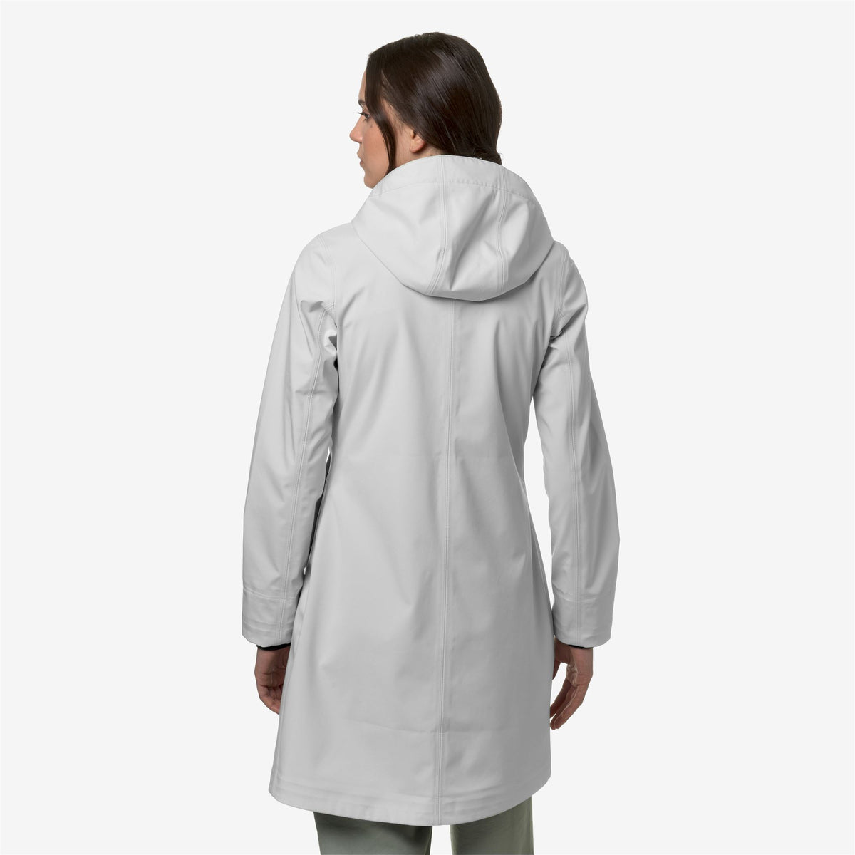 Jackets_WOMAN_STEPHY BONDED JERSEY_3/4 Length_White - Commercial 6