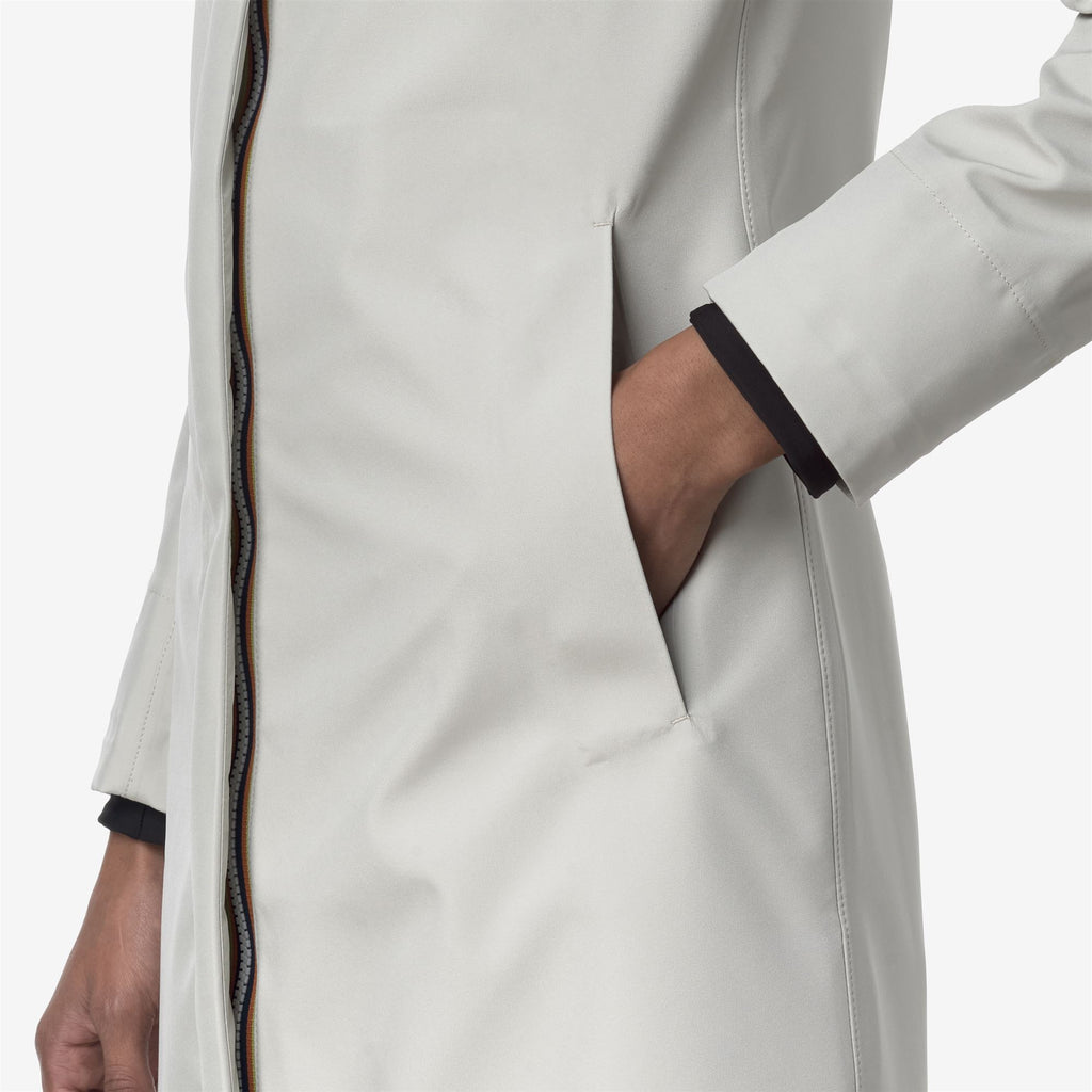 Jackets_WOMAN_STEPHY BONDED JERSEY_3/4 Length_BEIGE LT - Commercial 7