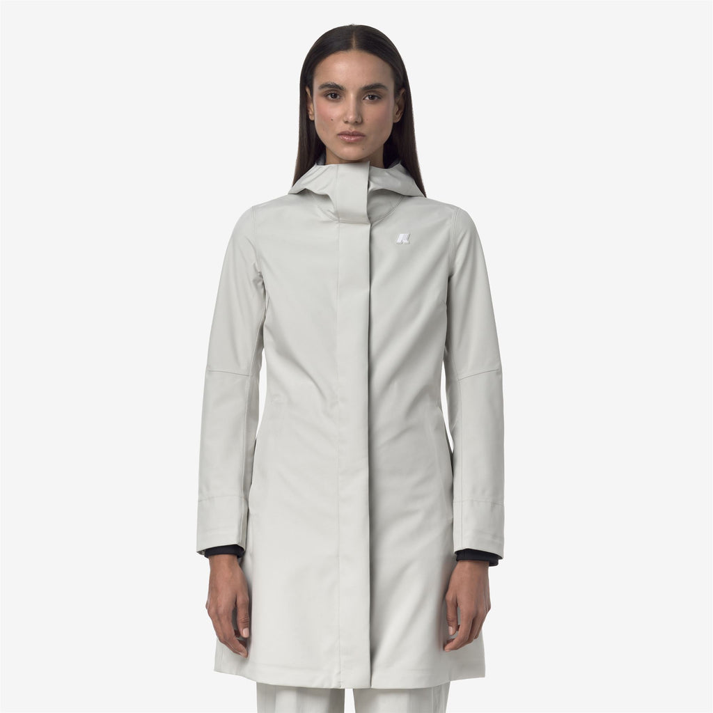 Jackets_WOMAN_STEPHY BONDED JERSEY_3/4 Length_BEIGE LT - Commercial 4