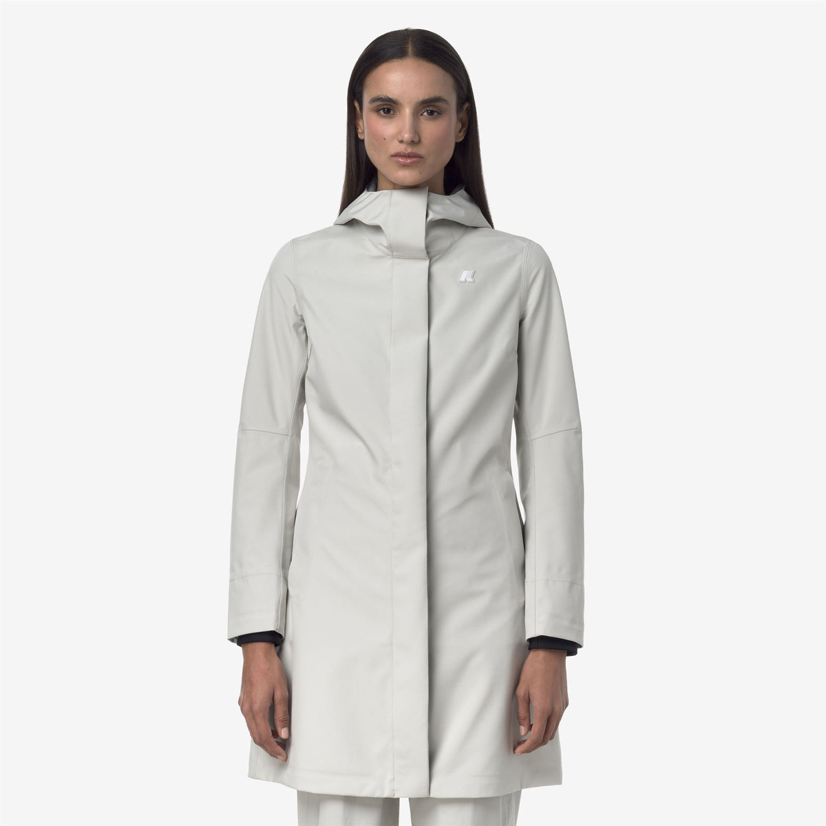 Jackets_WOMAN_STEPHY BONDED JERSEY_3/4 Length_BEIGE LT - Commercial 4