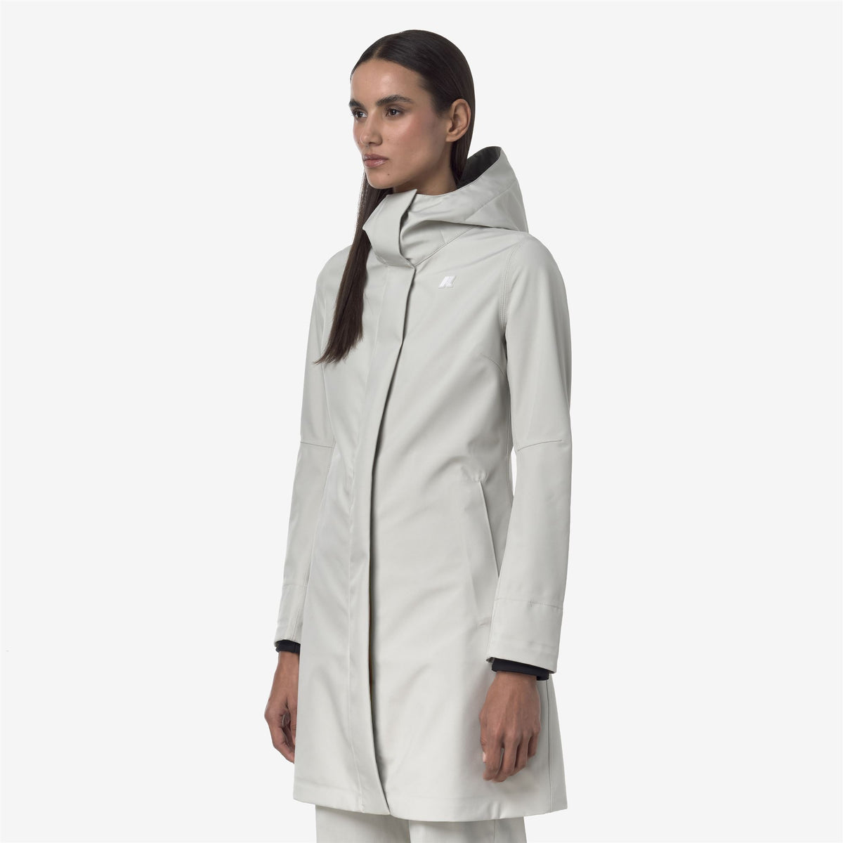 Jackets_WOMAN_STEPHY BONDED JERSEY_3/4 Length_BEIGE LT - Commercial 5