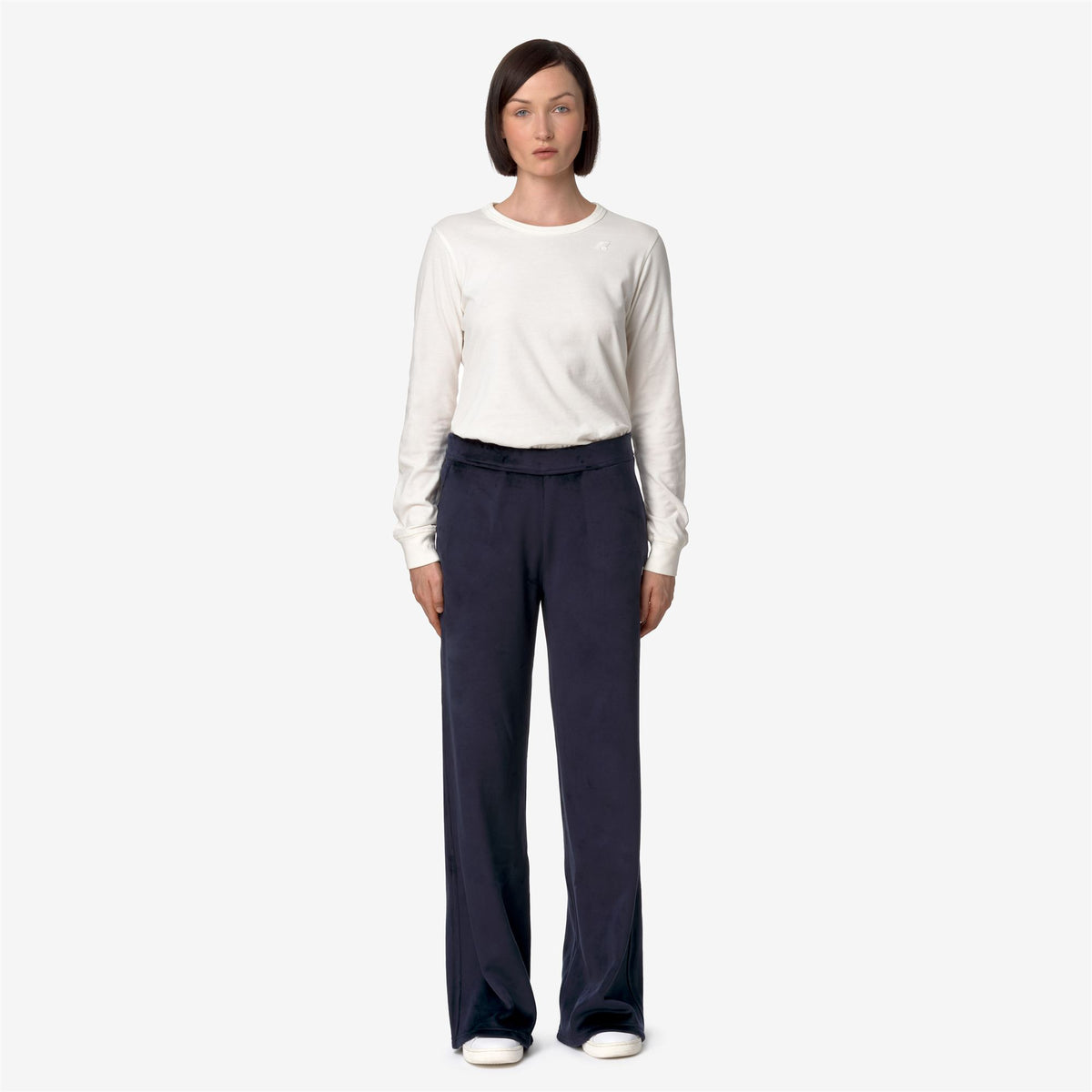 Pants_WOMAN_JENNY VELOUR POLAR_Sport Trousers_Blue Depth-Blue Depth - Blue Depth - Commercial 4