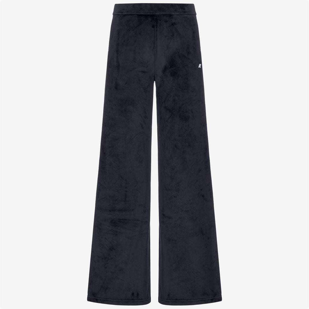 Depth Blue Women's Cozy Velour Sport Trousers with Adjustable Waistband main