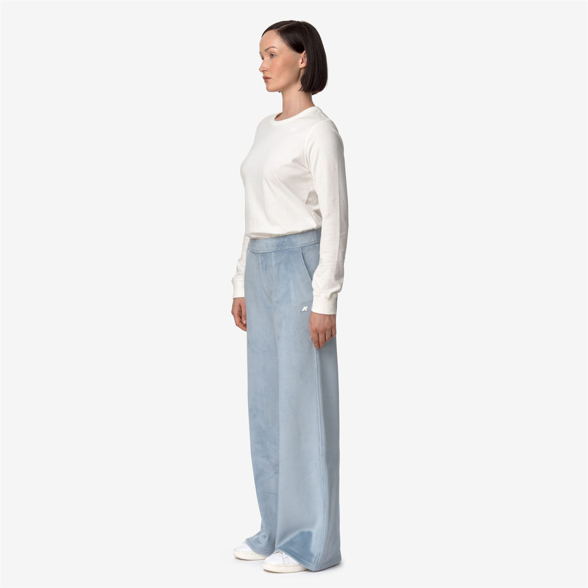 Pants_WOMAN_JENNY VELOUR POLAR_Sport Trousers_Blue A-Blue A - Commercial 5