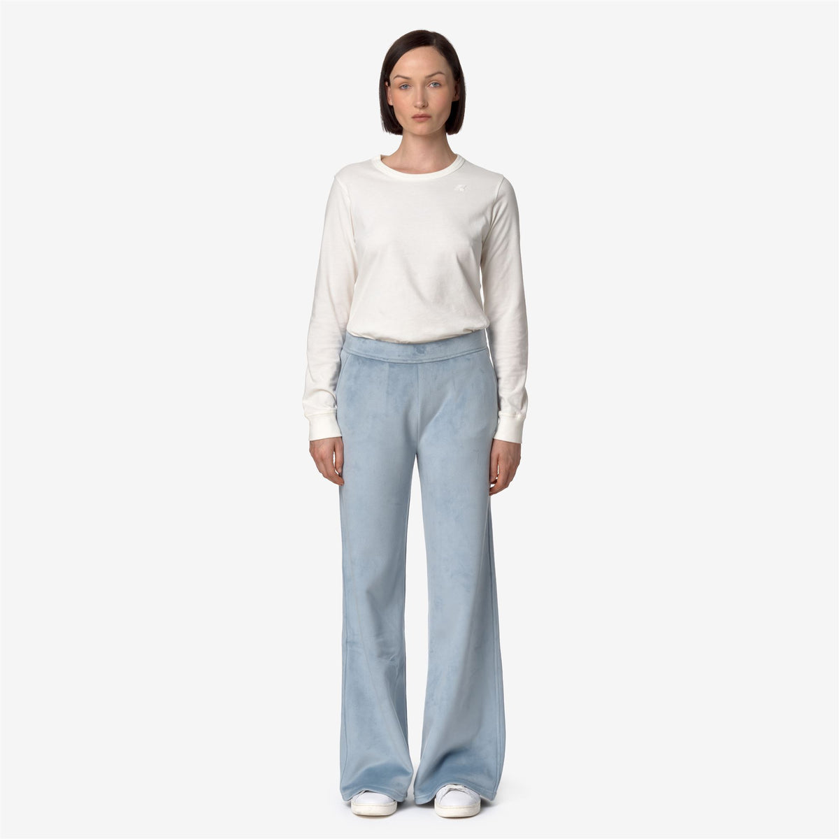 Pants_WOMAN_JENNY VELOUR POLAR_Sport Trousers_Blue A-Blue A - Commercial 4