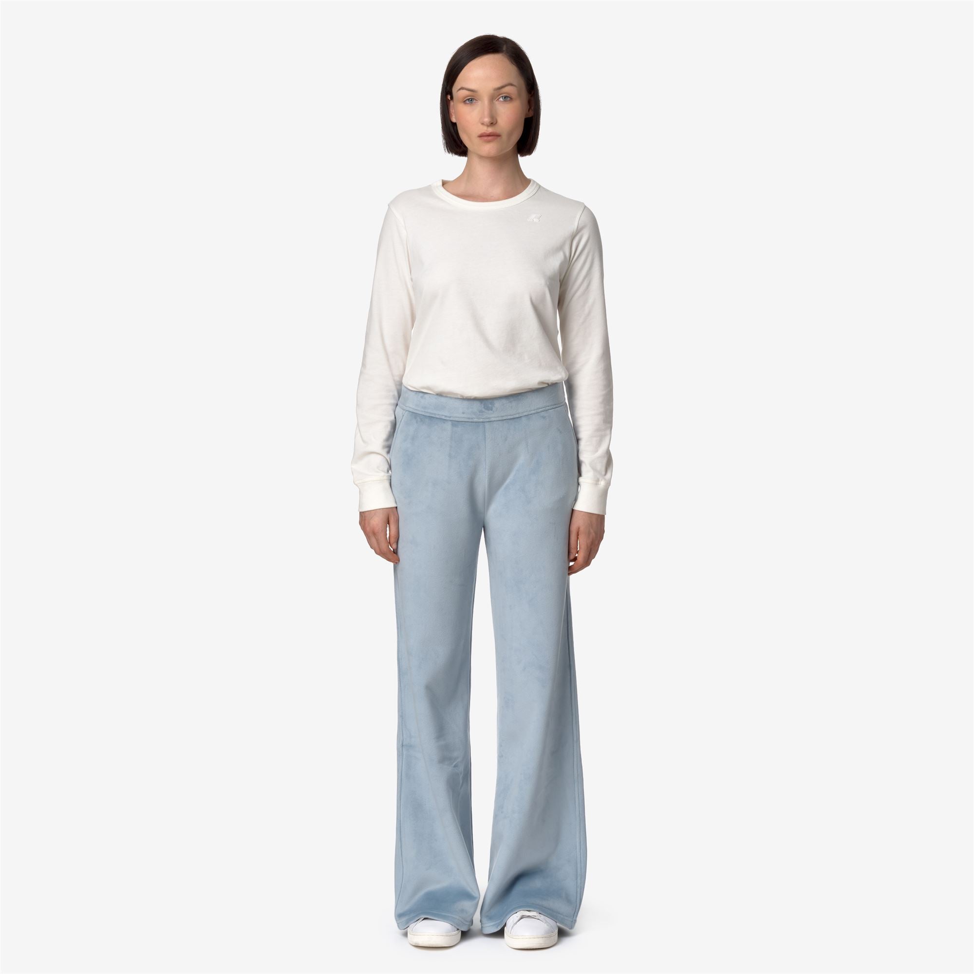 Pants_WOMAN_JENNY VELOUR POLAR_Sport Trousers_Blue A-Blue A - Commercial 4