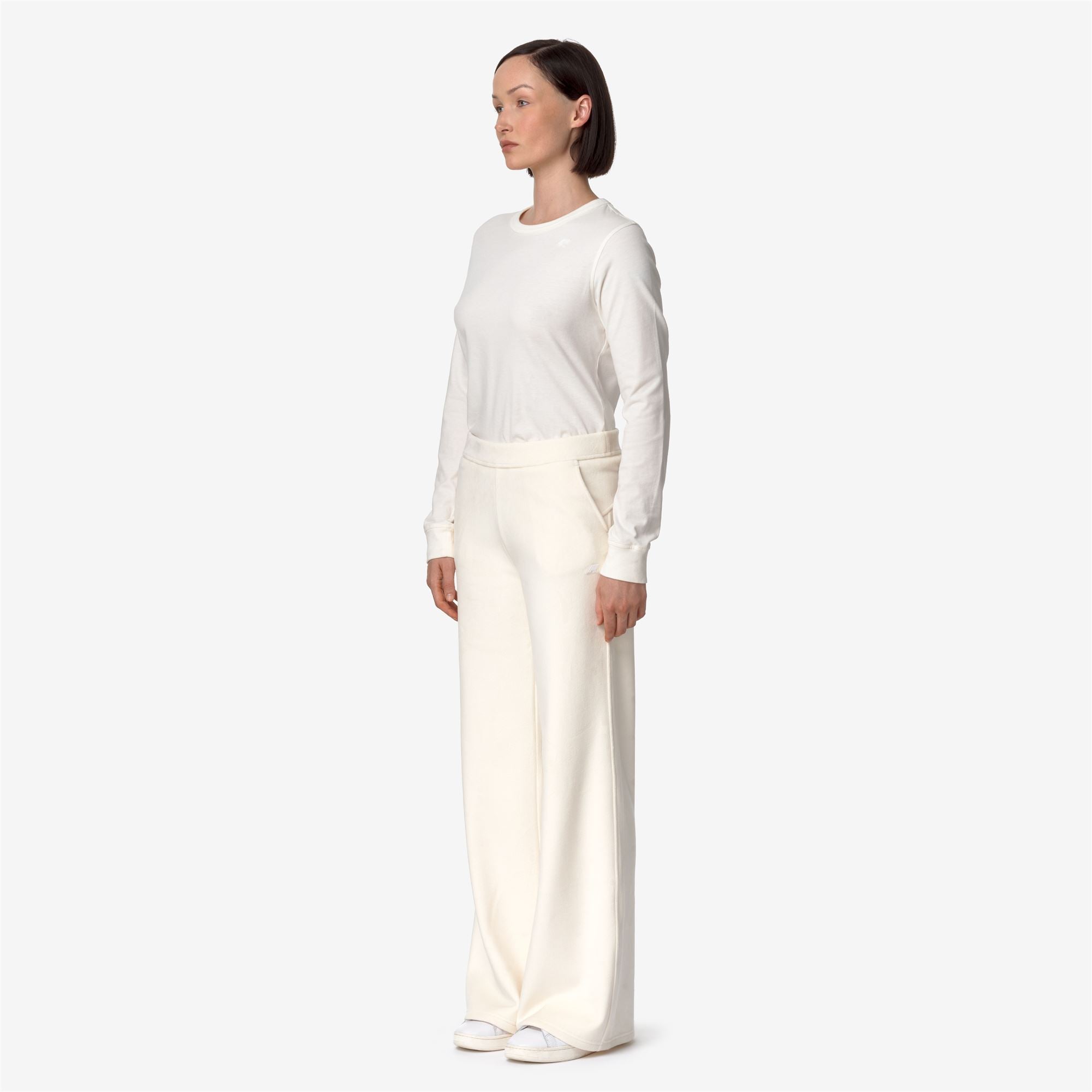 Pants_WOMAN_JENNY VELOUR POLAR_Sport Trousers_White G-White G - Commercial 5