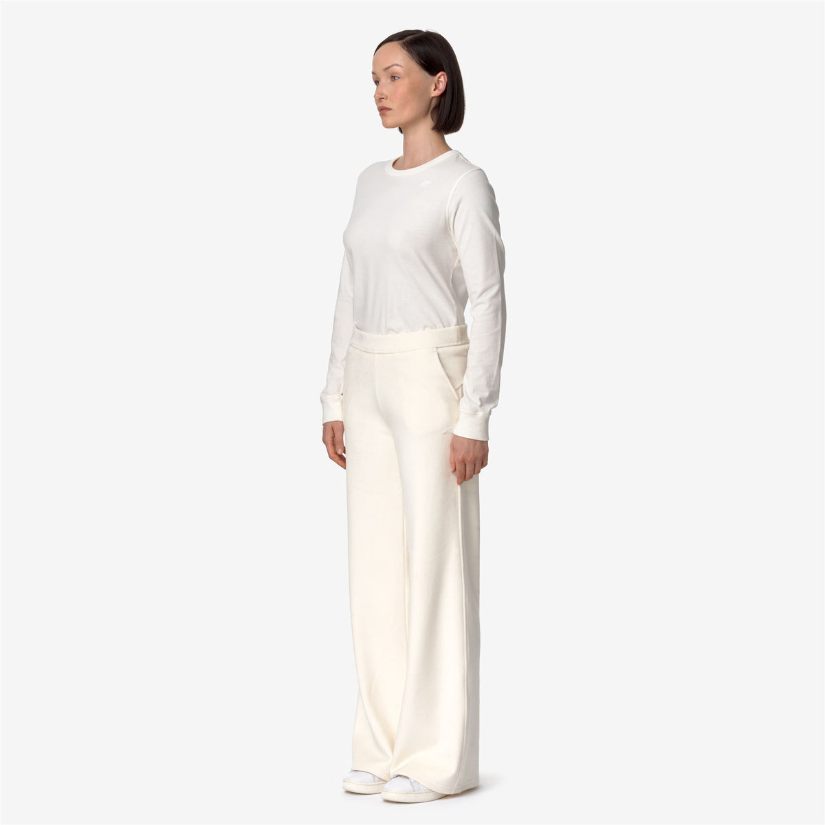 Pants_WOMAN_JENNY VELOUR POLAR_Sport Trousers_White G-White G - Commercial 5