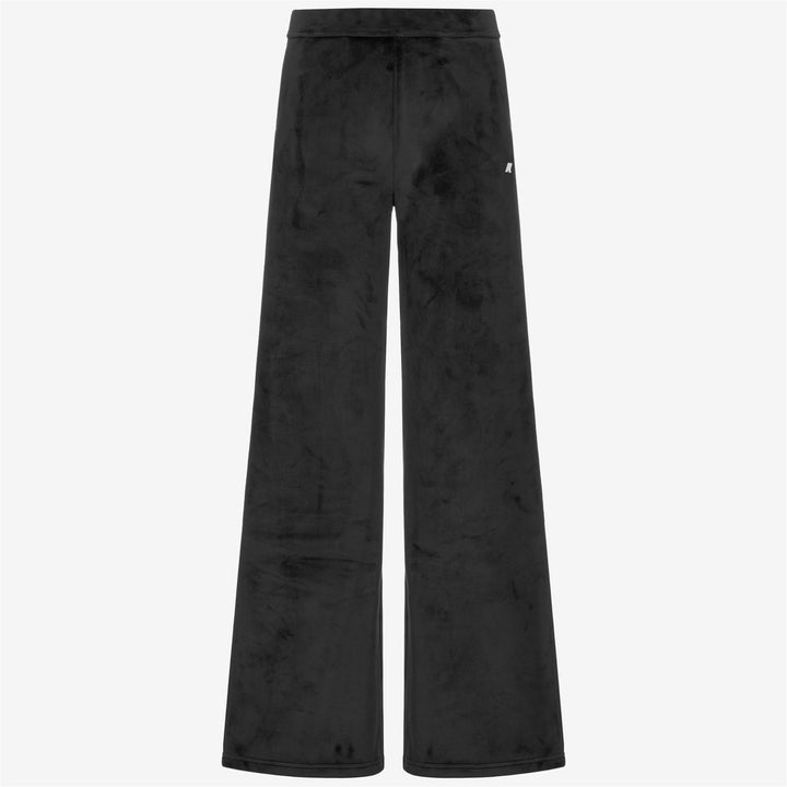 Black Grey Women's Velour Sport Trousers for Warmth and Comfort 1