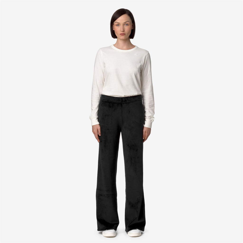 Pants_WOMAN_JENNY VELOUR POLAR_Sport Trousers_Black P-Black P - Commercial 4