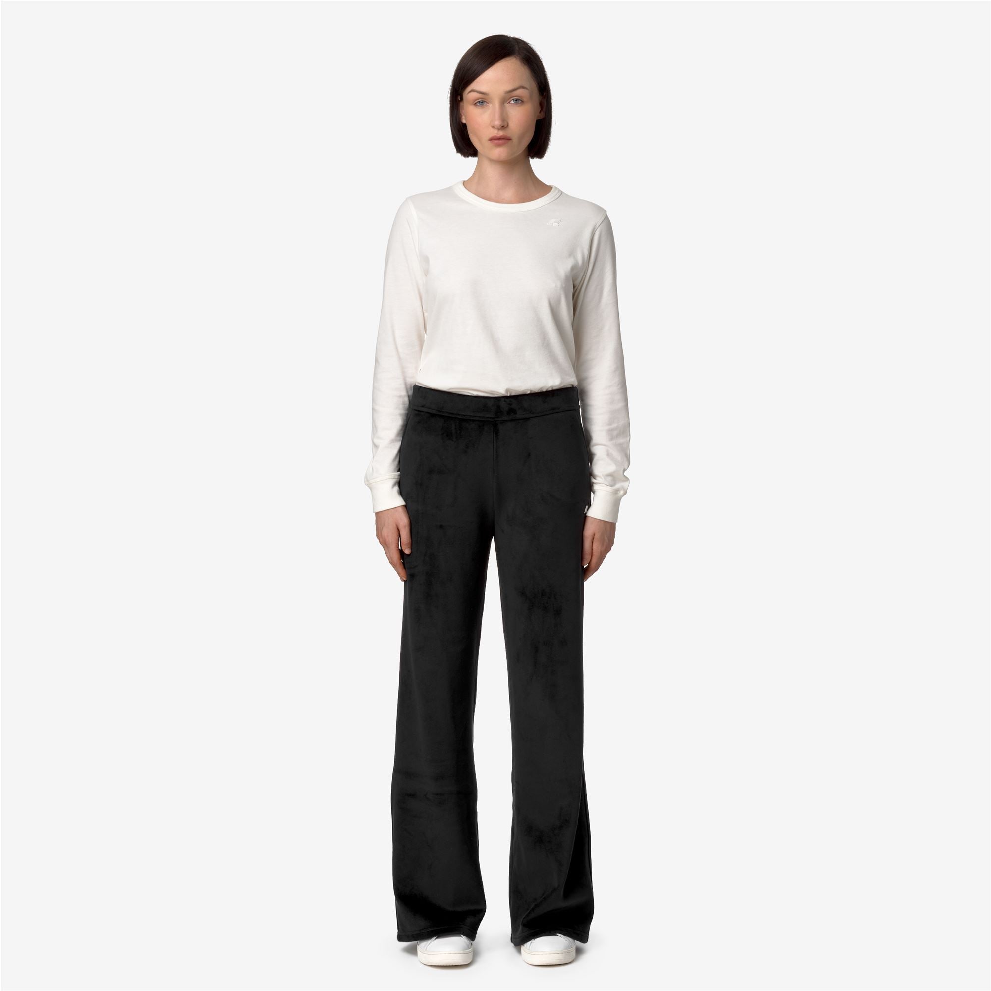 Pants_WOMAN_JENNY VELOUR POLAR_Sport Trousers_Black P-Black P - Commercial 4