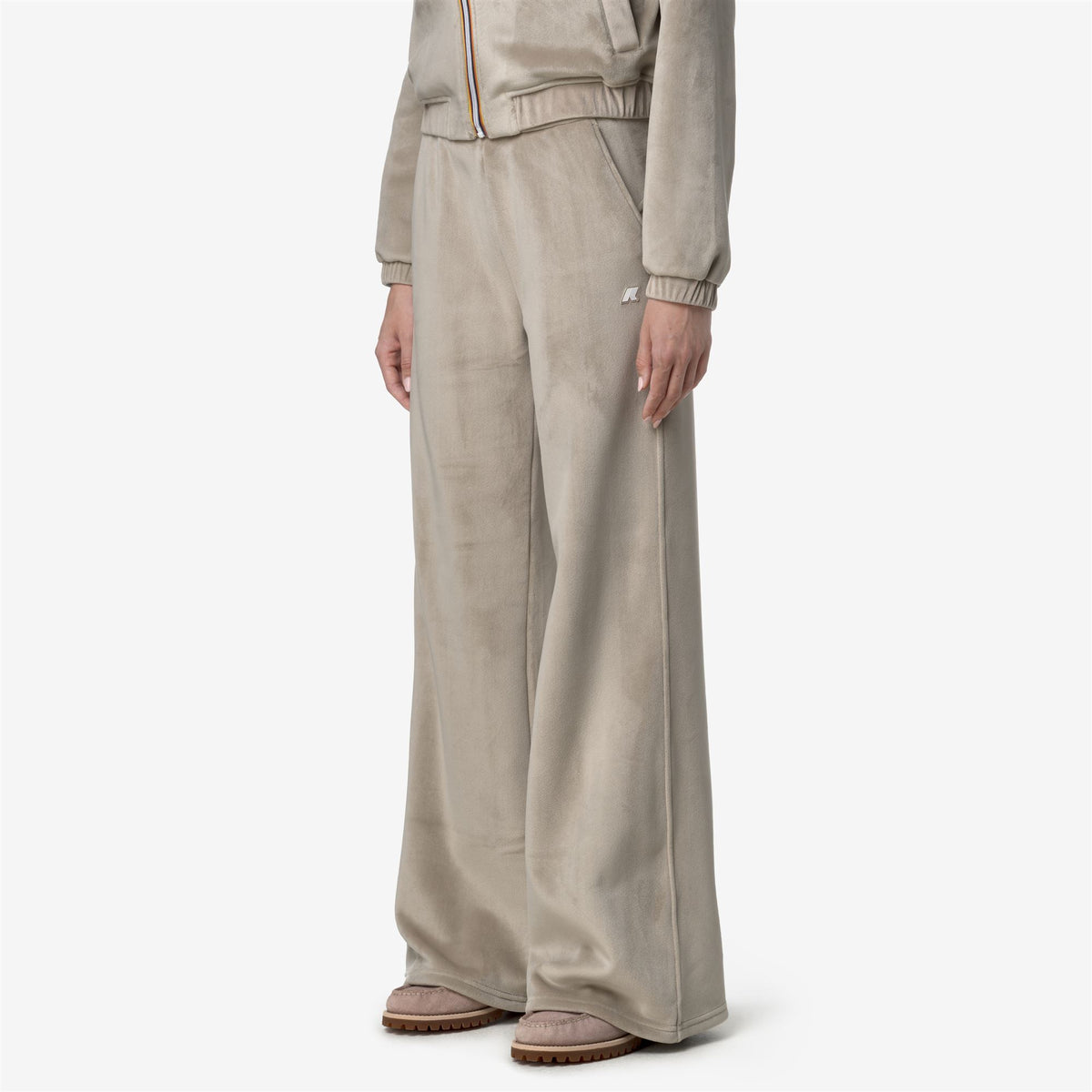 Pants_WOMAN_JENNY VELOUR POLAR_Sport Trousers_Beige Cashmere-Beige Cashmere - Commercial 5