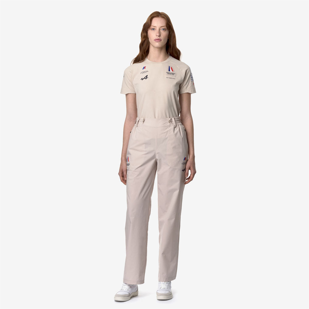 Grey Yellow Women's Slim Fit Sailing Sport Trousers 02