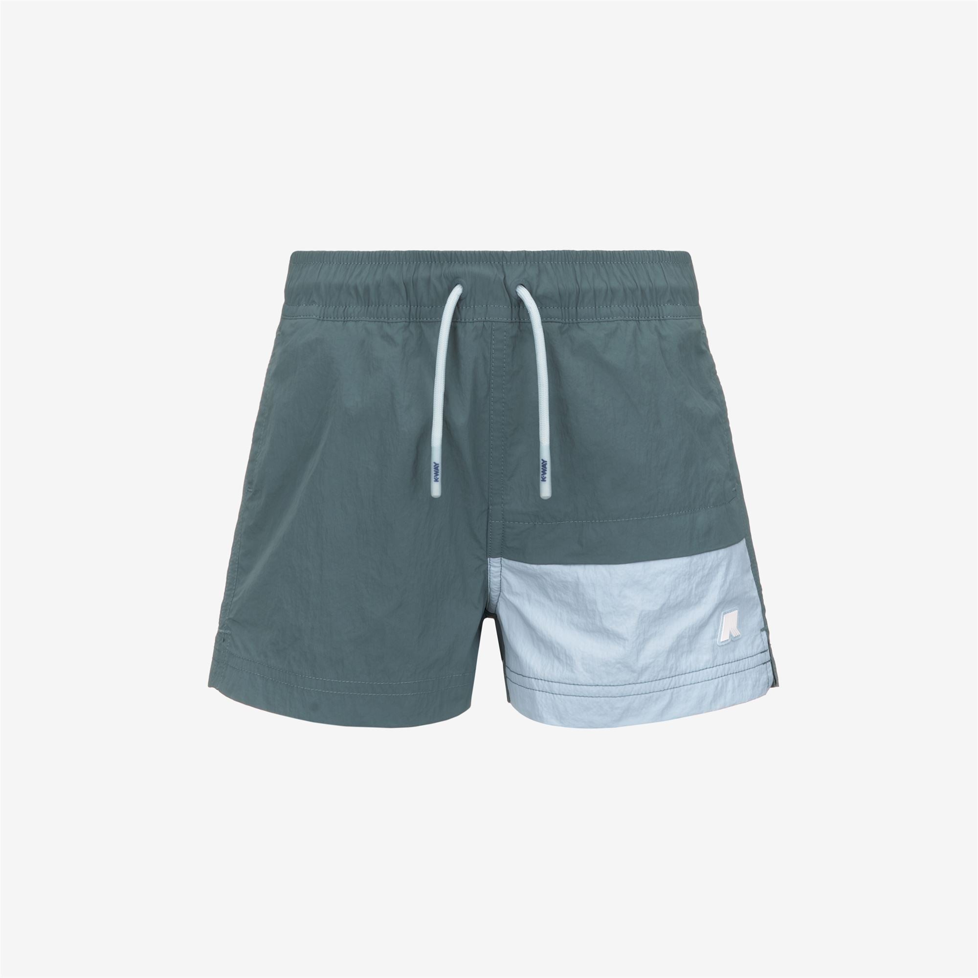 Bathing Suits_BOY_P. LENON INSERT BEACH_Swimming Trunks_Green Iron - Blue Baby - Commercial 1
