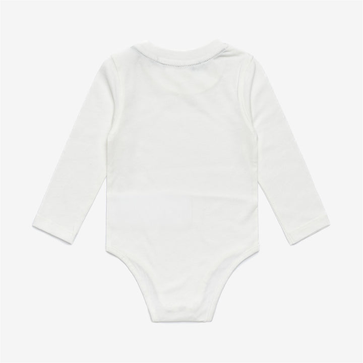 Confezione da 2 body a maniche lunghe unisex per bambini, modello White Peach 5