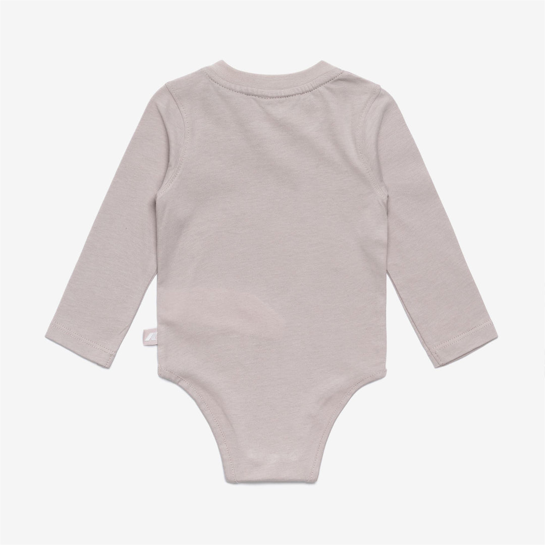 Confezione da 2 body a maniche lunghe unisex per bambini, modello White Peach main
