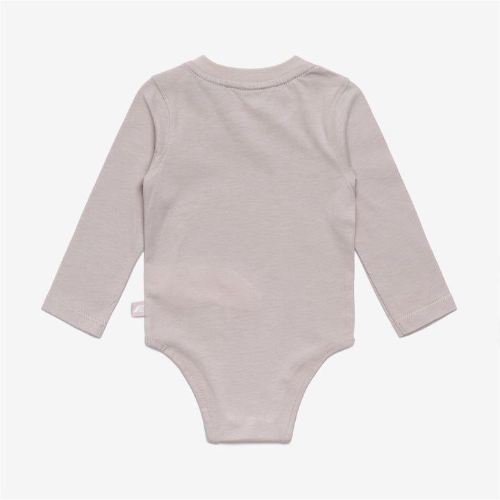 Confezione da 2 body a maniche lunghe unisex per bambini, modello White Peach 3