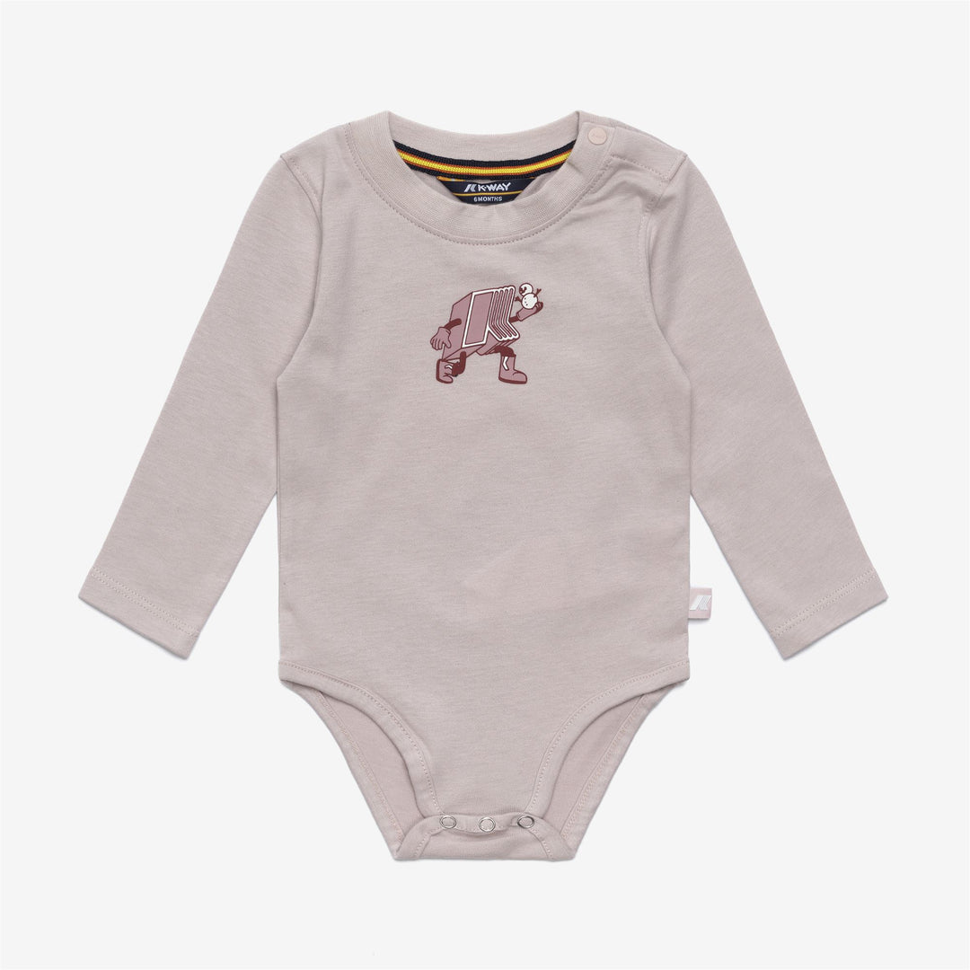 Confezione da 2 body a maniche lunghe unisex per bambini, modello White Peach main
