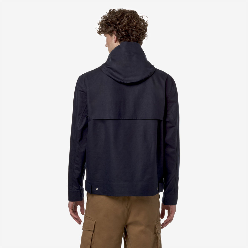 Jackets_Man_KAYA LINEN BLEND 2L_Short_Blue Depth - SILVER - Commercial 6