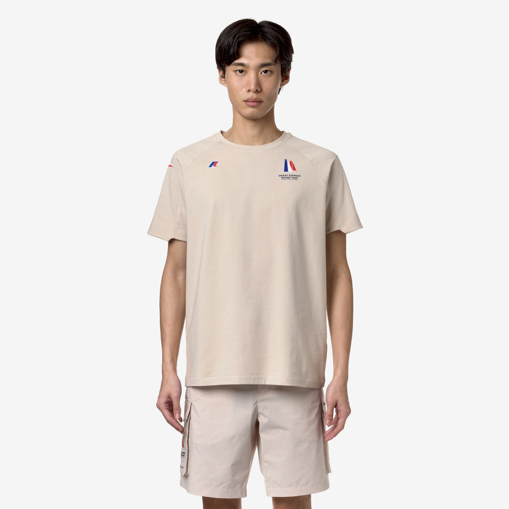 Grey Yellow Unisex Sailing T-Shirt with Ocean Wave Details 02