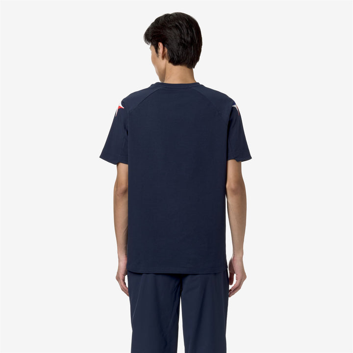 T-ShirtsTop Unisex ABUROT ORIENT EXPRESS AC T-Shirt BLUE DRESS Dressed Front Double		