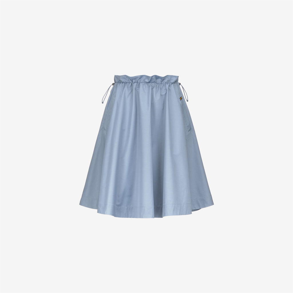 Skirts_WOMAN_GAELA SATIN_Longuette_Blue Avio - Commercial 1