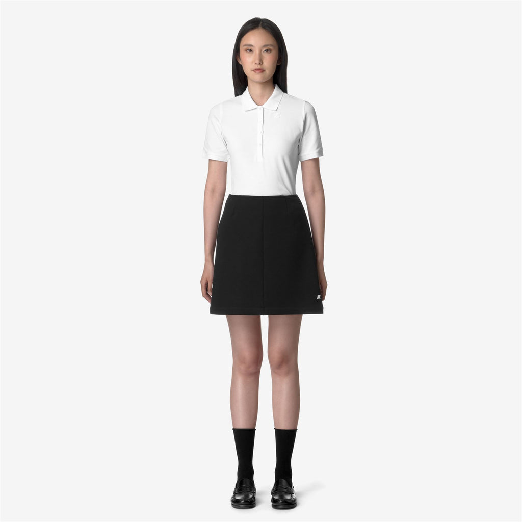 Skirts_WOMAN_VITTY LIGHT SPACER_Short_Black Pure - Commercial 4