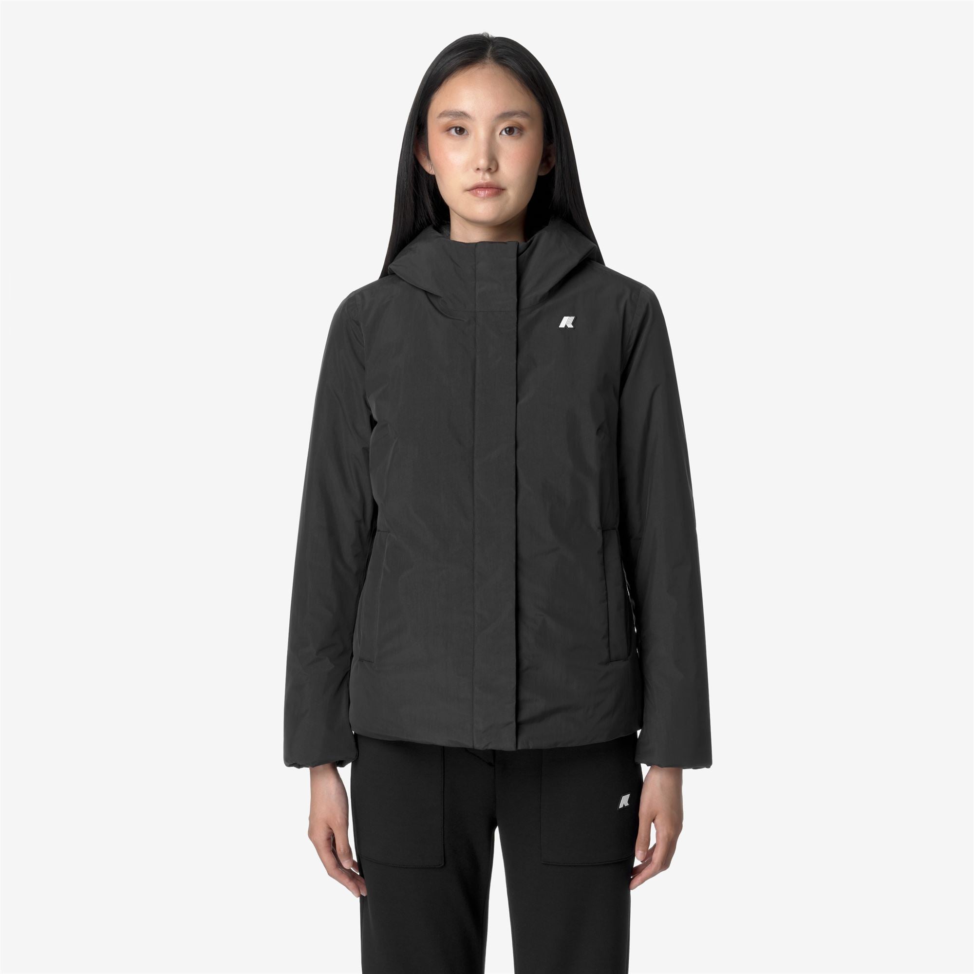 Jackets_WOMAN_LIL SOFT TOUCH MARMOTTA_Short_Black P-Blue A - Commercial 4