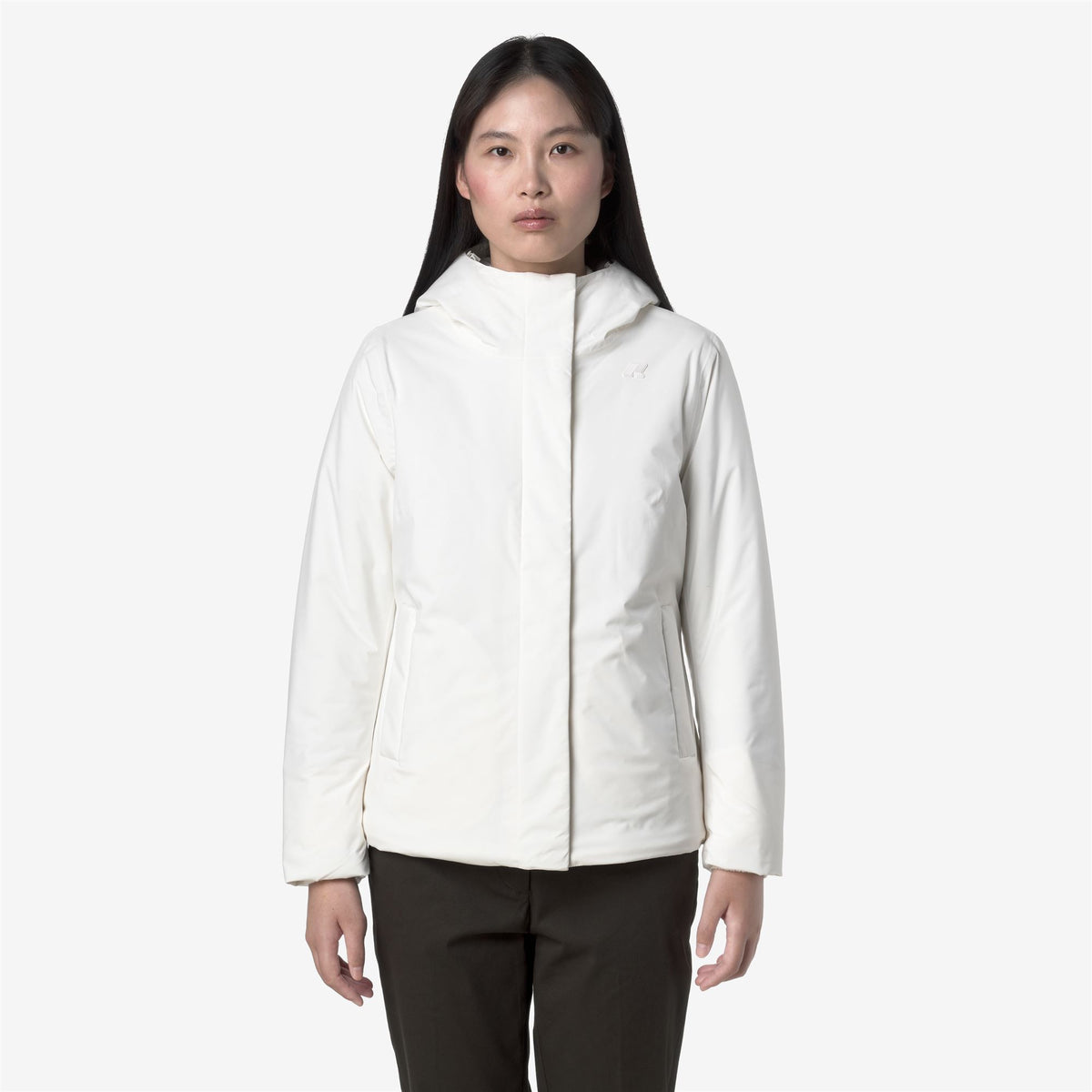 Jackets_WOMAN_LIL SOFT TOUCH MARMOTTA_Short_White G-Beige G - Commercial 4