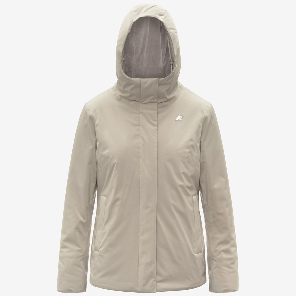 Jackets_WOMAN_LIL SOFT TOUCH MARMOTTA_Short_Beige Cashmere - Grey Goat - Commercial 1