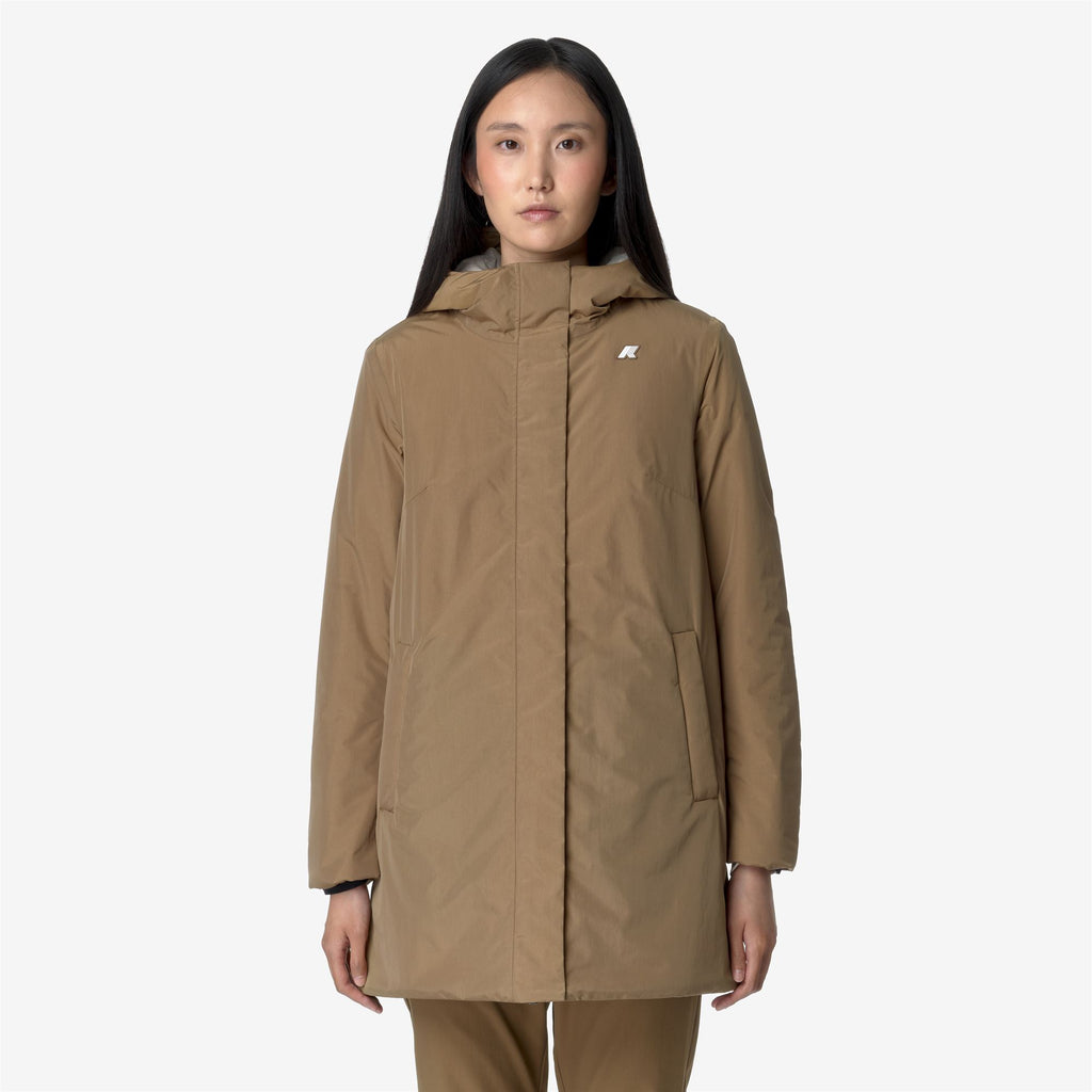 Jackets_WOMAN_SOPHIE SOFT TOUCH MARMOTTA_Mid_Brown C-Beige G - Commercial 4