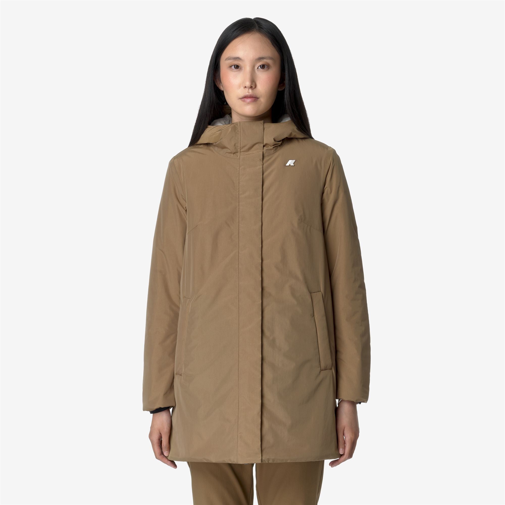 Jackets_WOMAN_SOPHIE SOFT TOUCH MARMOTTA_Mid_Brown C-Beige G - Commercial 4