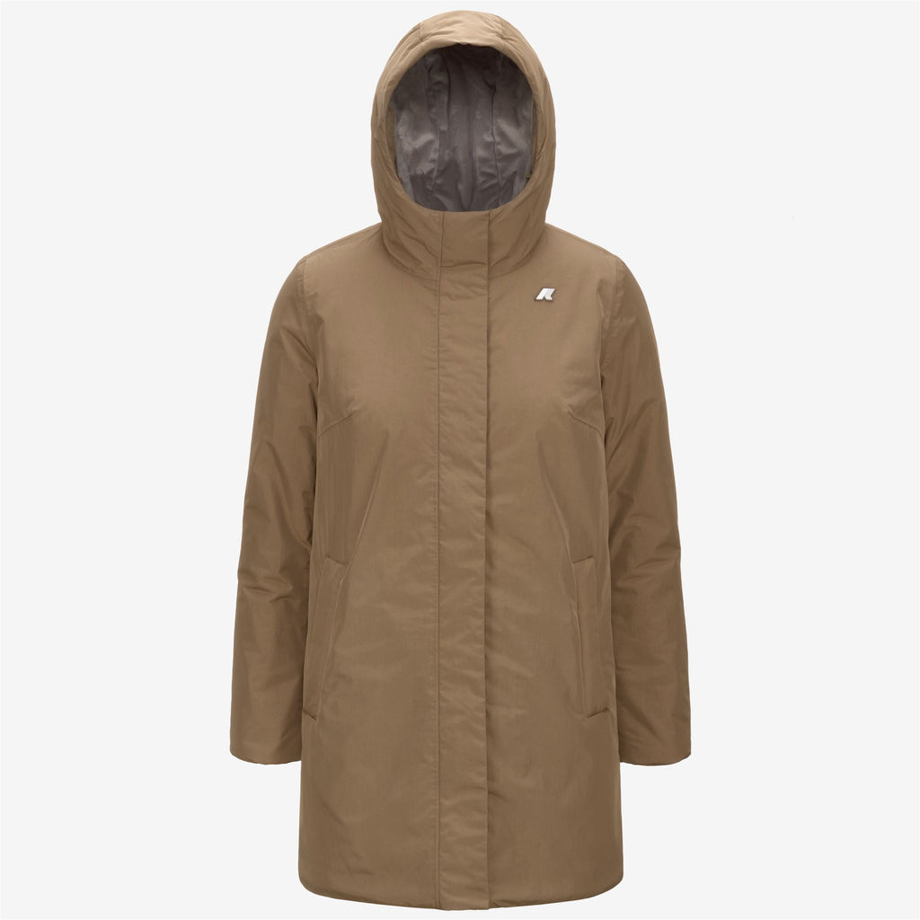 Jackets_WOMAN_SOPHIE SOFT TOUCH MARMOTTA_Mid_Brown C-Beige G - Commercial 1