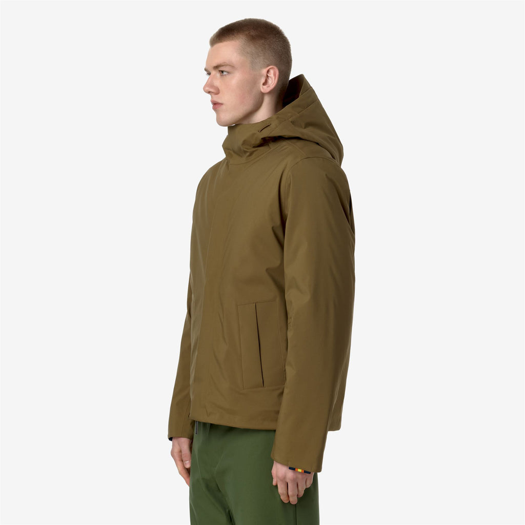 Jackets_MAN_JACKEN BONDED PADDED_Short_Brown Corda - Commercial 5