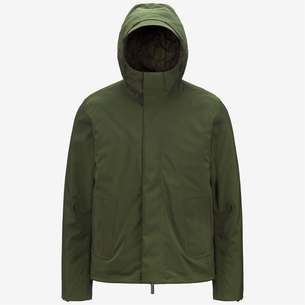 Jackets_MAN_JACKEN BONDED PADDED_Short_Green Cypress - Commercial 1