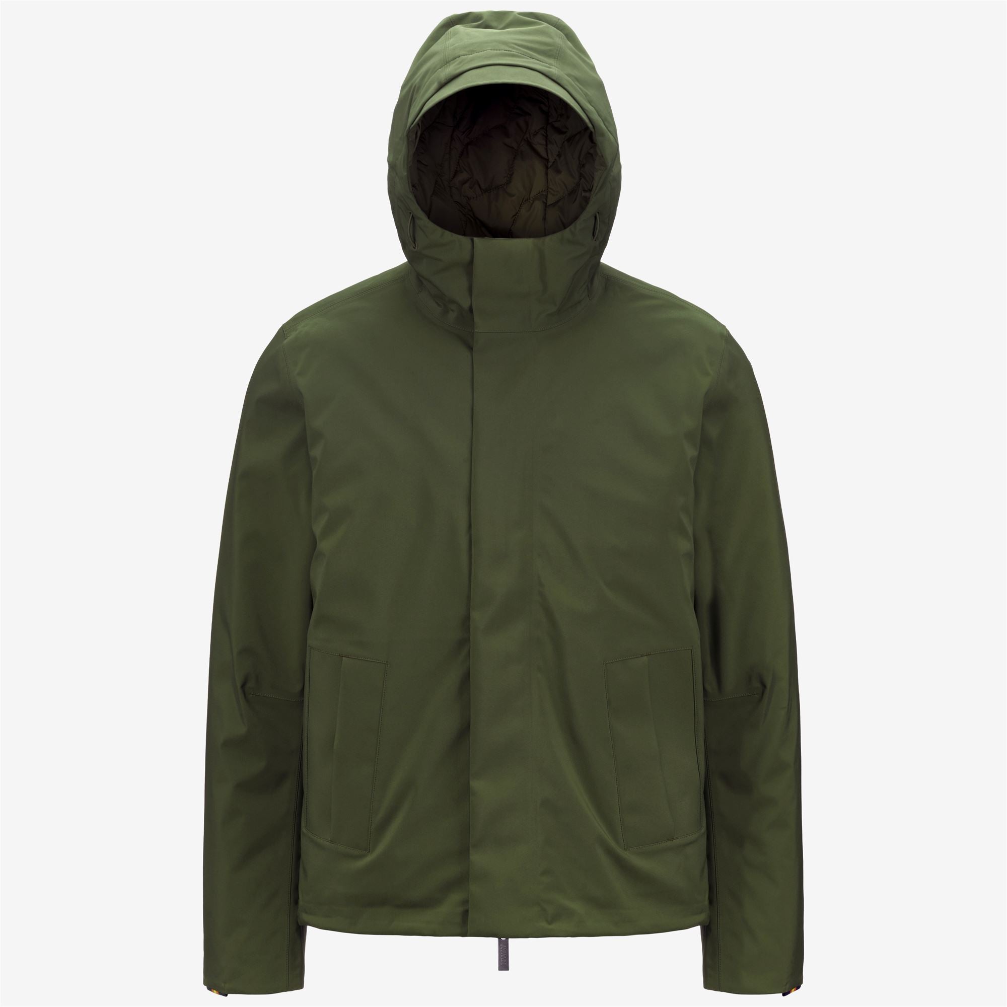Jackets_MAN_JACKEN BONDED PADDED_Short_Green Cypress - Commercial 1