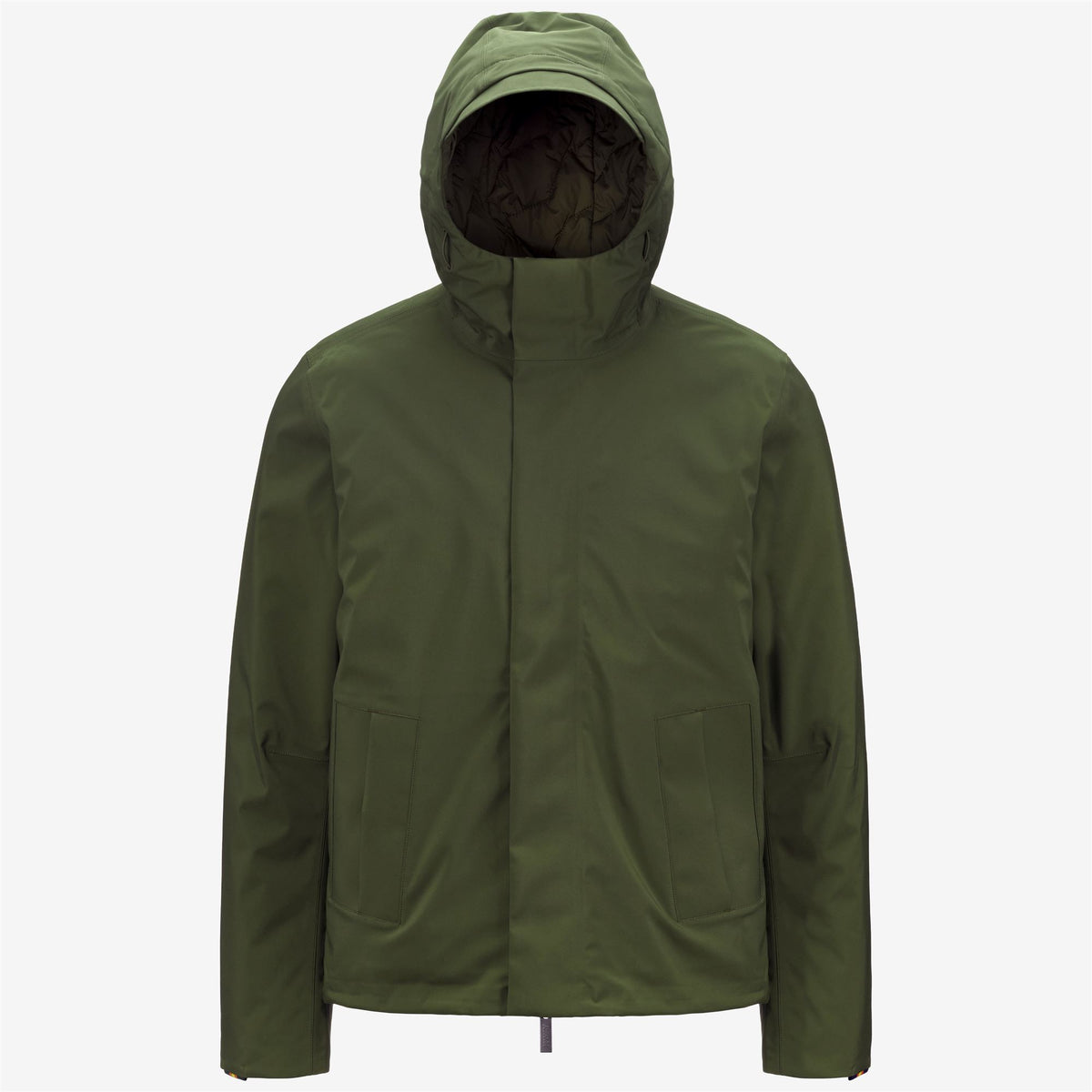Jackets_MAN_JACKEN BONDED PADDED_Short_Green Cypress - Commercial 1