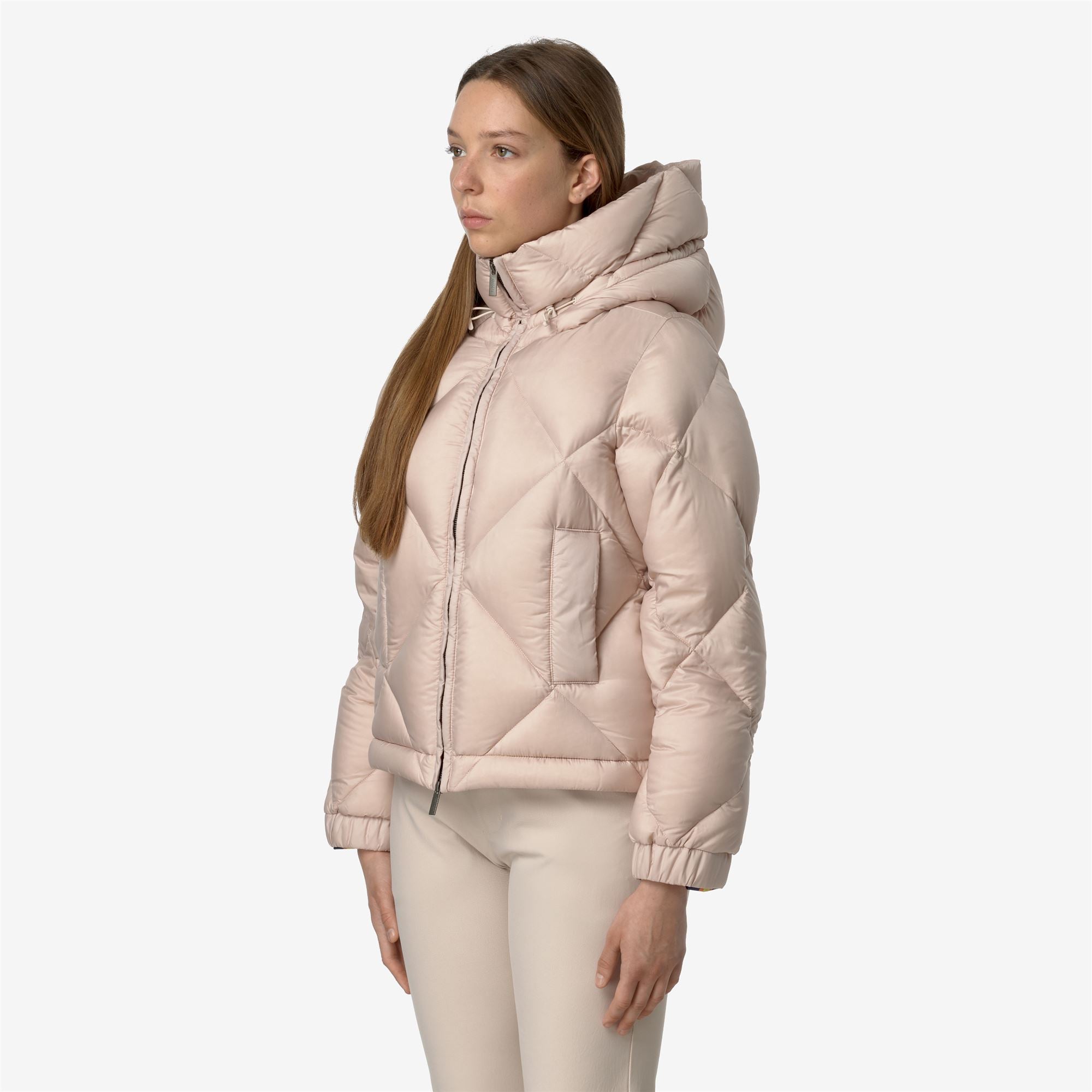 Jackets Woman NINEV SUPER LIGHT THERMO HEAVY Short PINK TINT