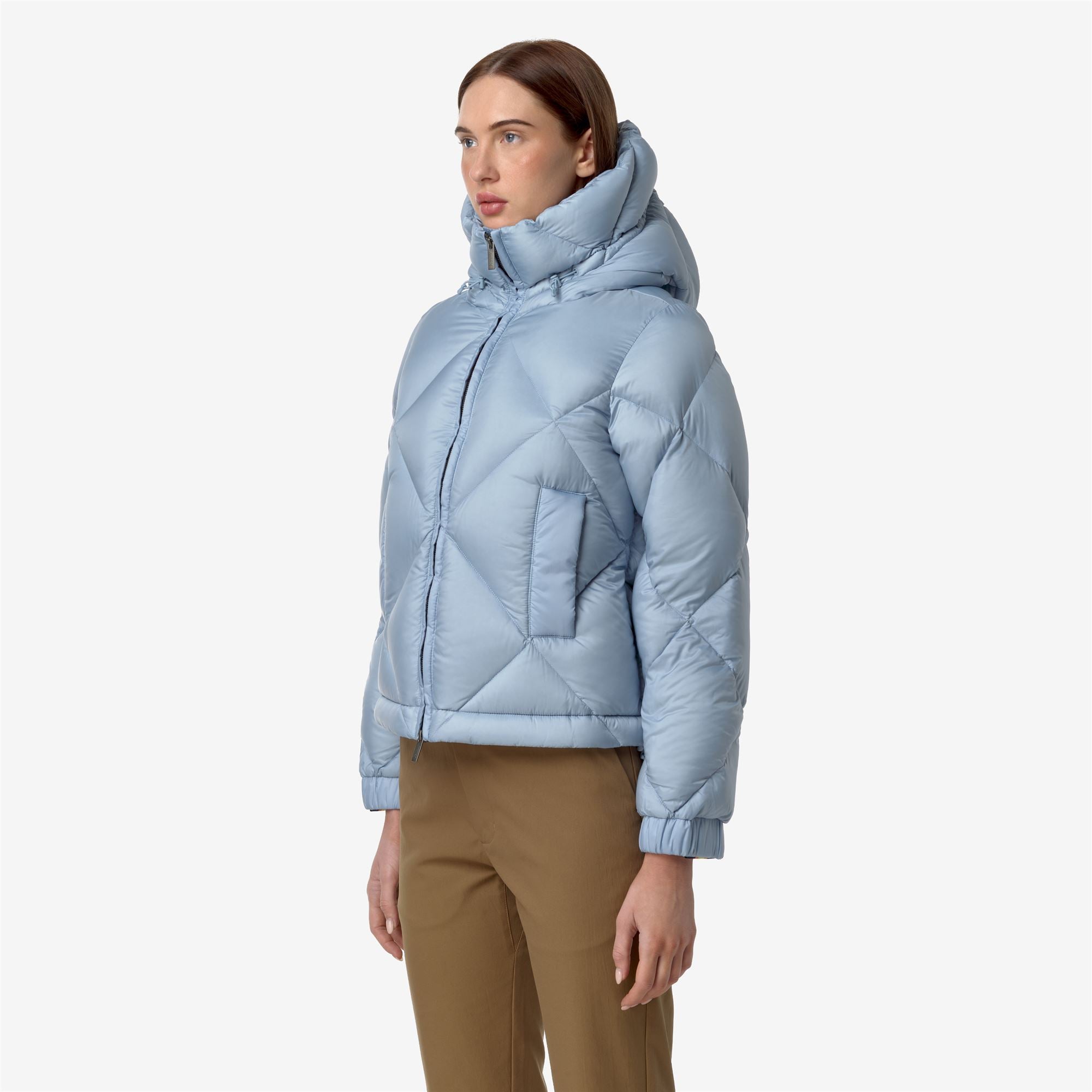TFW49　LIGHT WEIGHT 2WAY COAT JACKET Jackets Woman NINEV SUPER LIGHT THERMO HEAVY Short BLUE AVIO