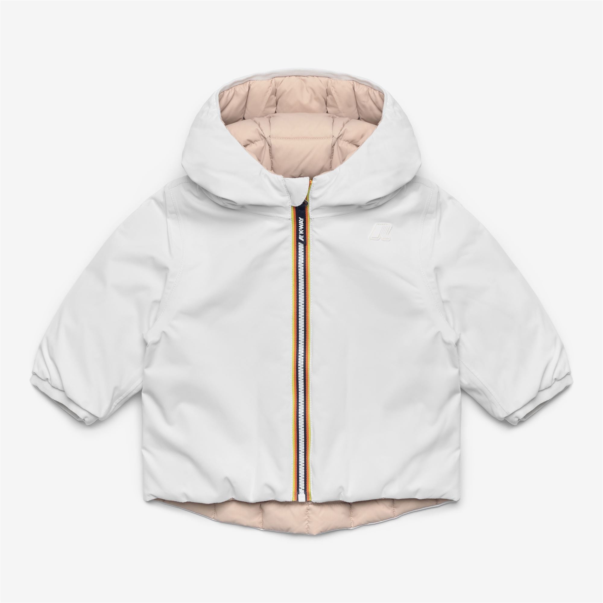 Jackets_KID UNISEX_E. JACK ST THERMO DOUBLE_Short_White G-Pink T - Commercial 2