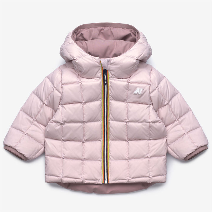 Giacca invernale termica reversibile unisex marrone per bambini 3