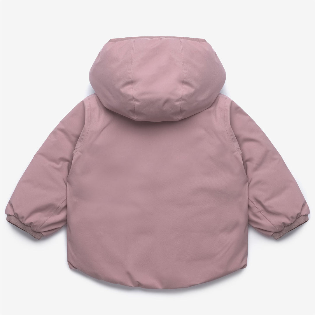 Giacca invernale termica reversibile unisex marrone per bambini main