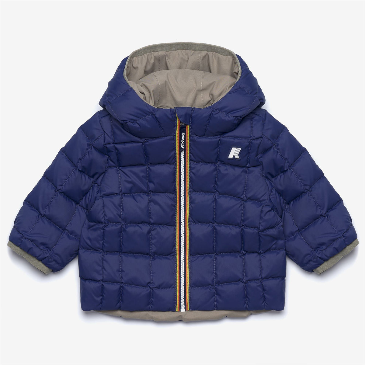 Jackets_KID UNISEX_E. JACK ST THERMO DOUBLE_Short_Green Oak - Blue Deep Cobalt - Commercial 2
